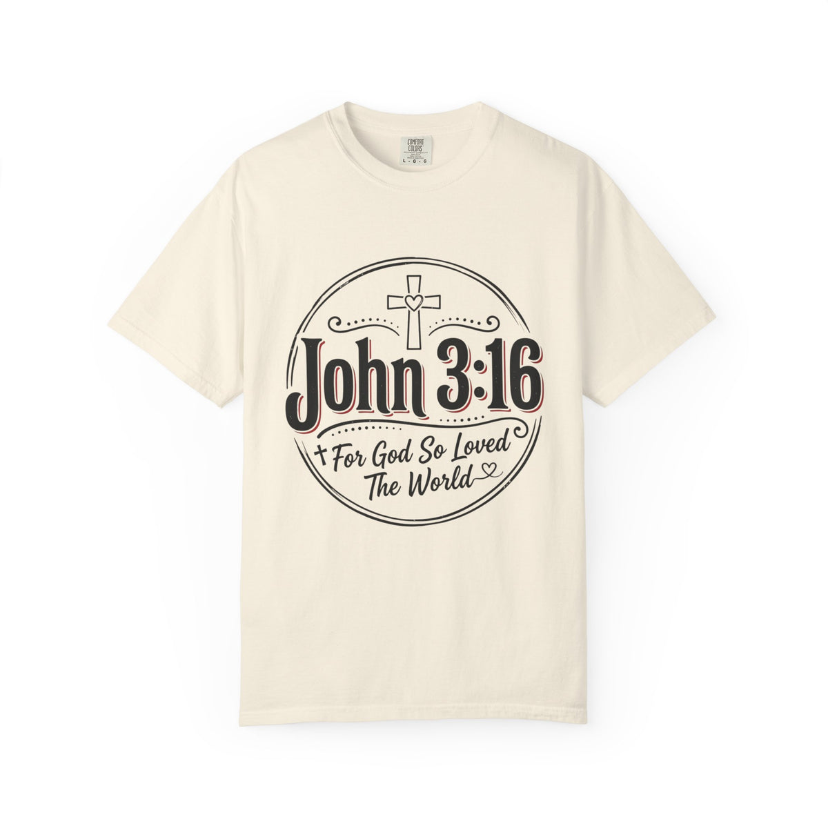 John 3:16 Christian T-Shirt — "For God So Loved the World" Religious Tee