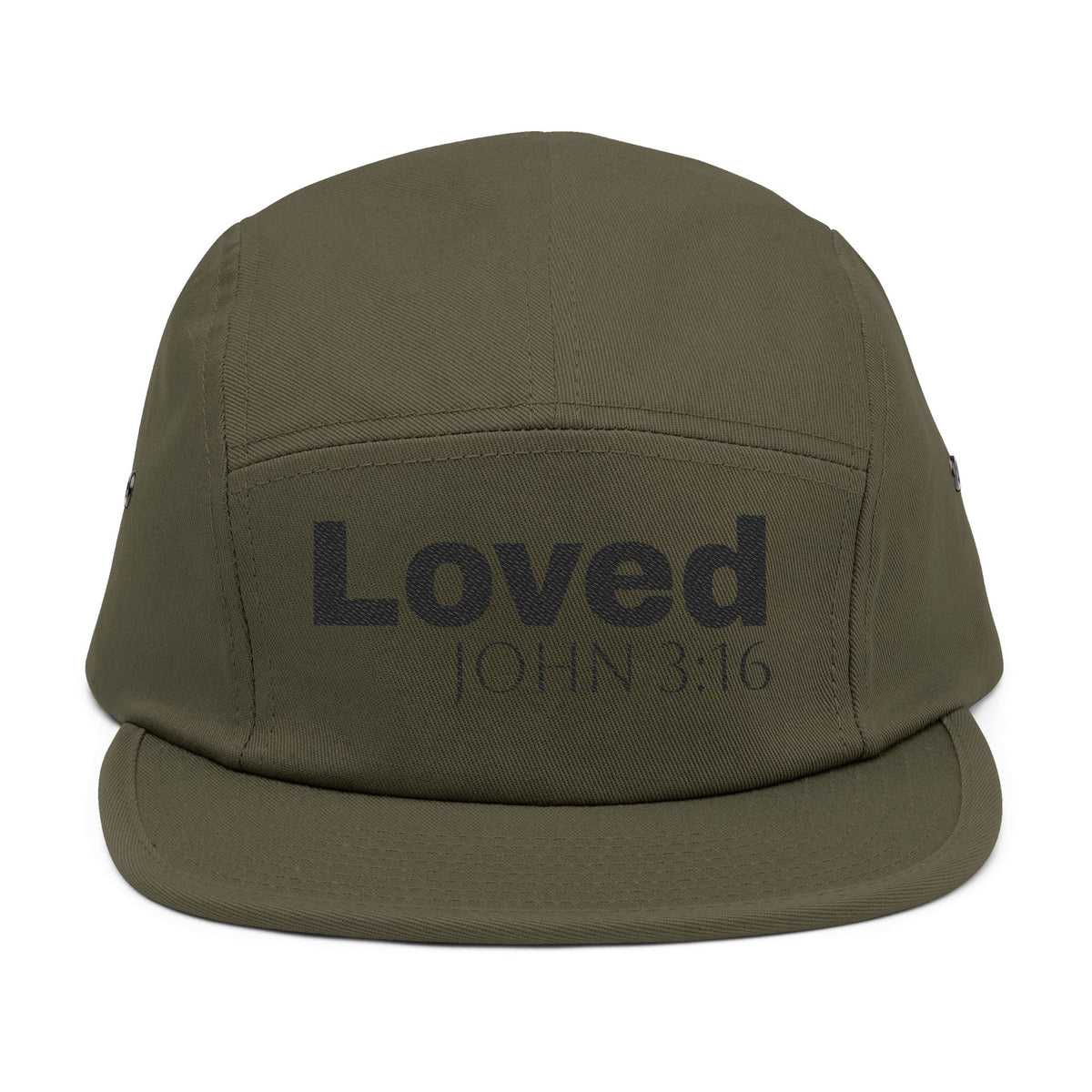 Loved John 3:16 Embroidered 5-Panel Cap