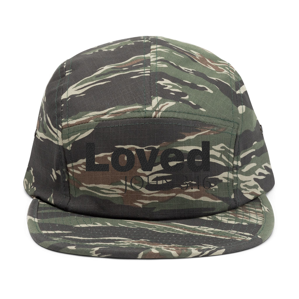 Loved John 3:16 Embroidered 5-Panel Cap
