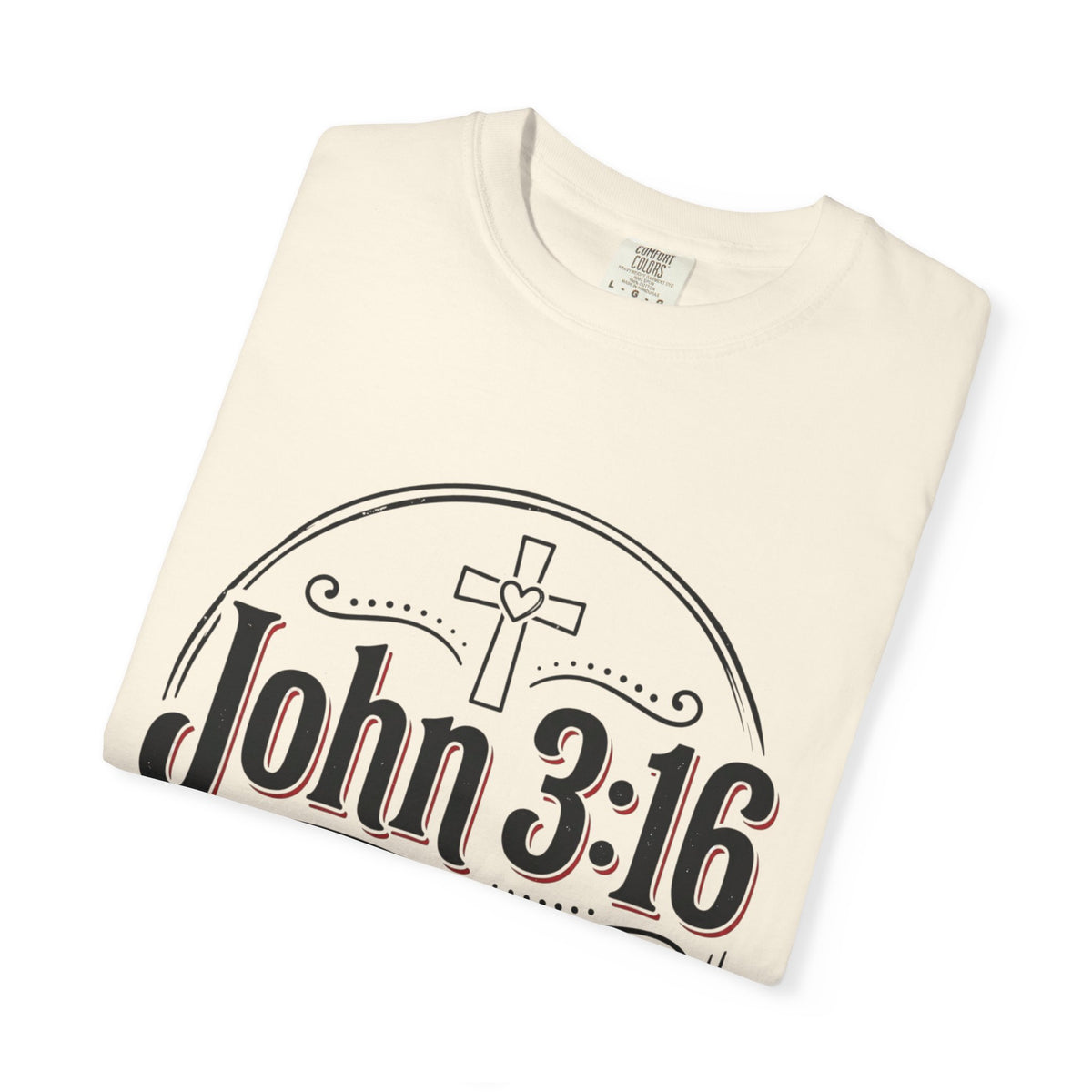 John 3:16 Christian T-Shirt — "For God So Loved the World" Religious Tee