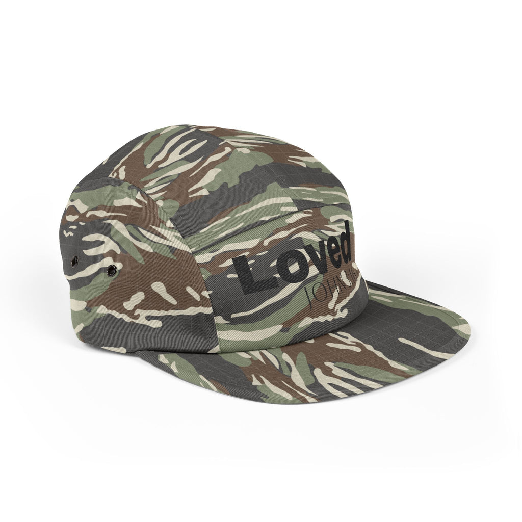 Loved John 3:16 Embroidered 5-Panel Cap