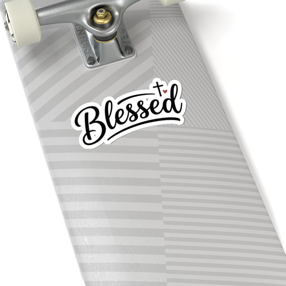 Blessed Script Kiss-Cut Sticker — Faith-Inspired Decorative Decal