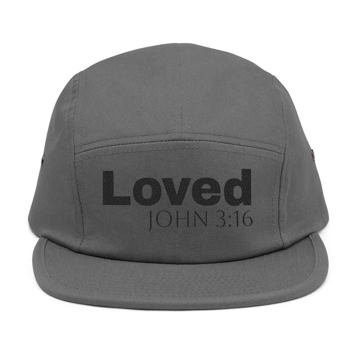 Loved John 3:16 Embroidered 5-Panel Cap