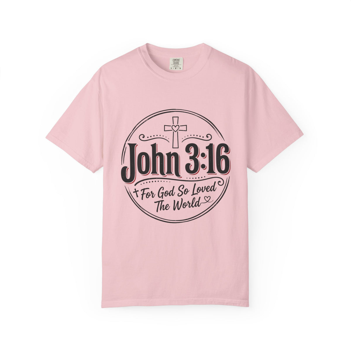 John 3:16 Christian T-Shirt — "For God So Loved the World" Religious Tee