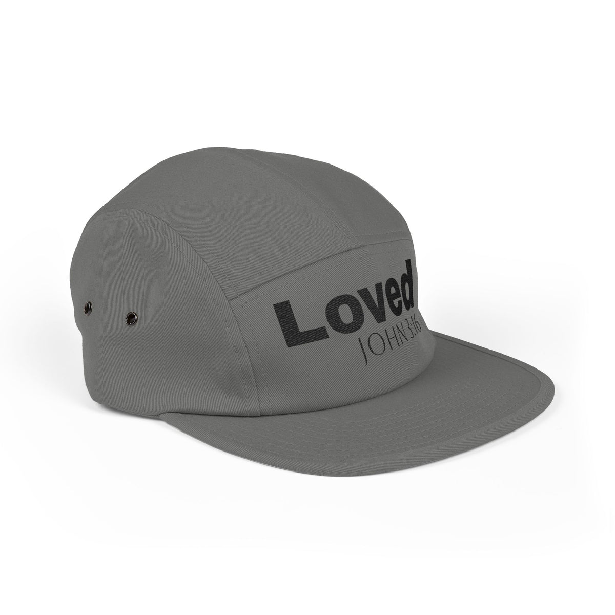 Loved John 3:16 Embroidered 5-Panel Cap