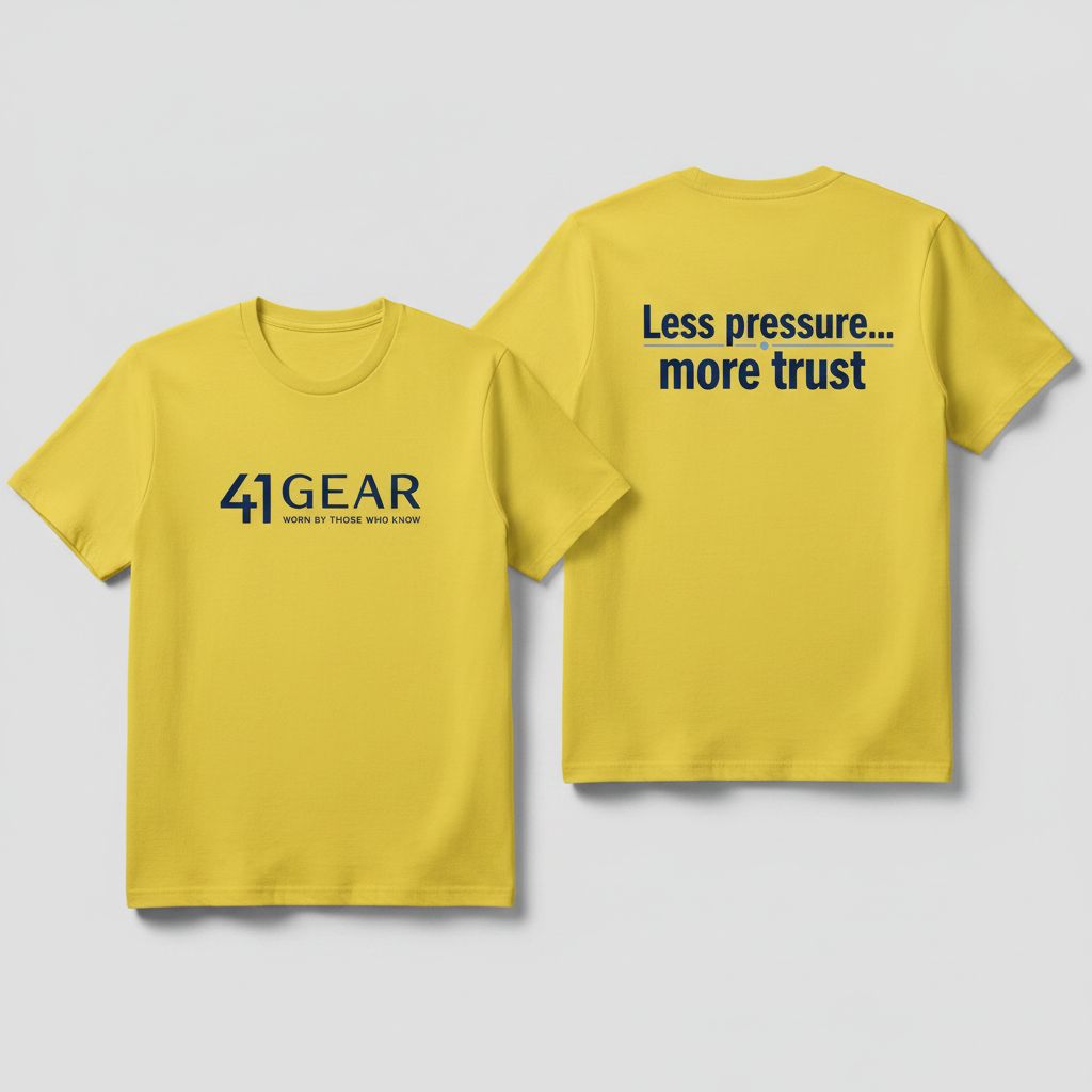 Less pressure...more TRUST T-shirt
